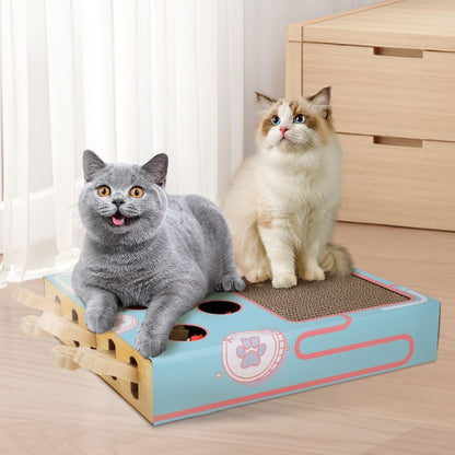 Interactive Whack-A-Mole Cat Toy