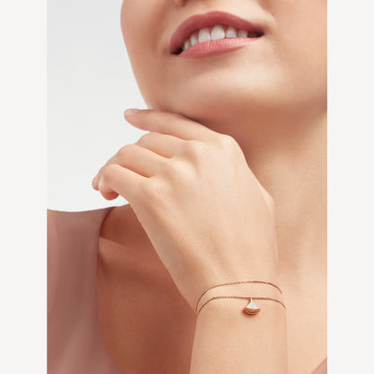 Divas' Dream Bracelet – 925 Silver, 18k Yellow Gold Plated, Mother of Pearl