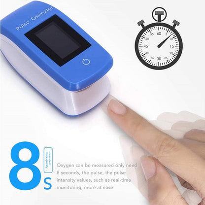 Finger Blood Pressure Pulse Oximeter & Heart Rate Monitor