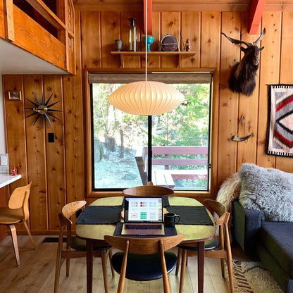 Minimalist White Bubble Hanging Pendant Light