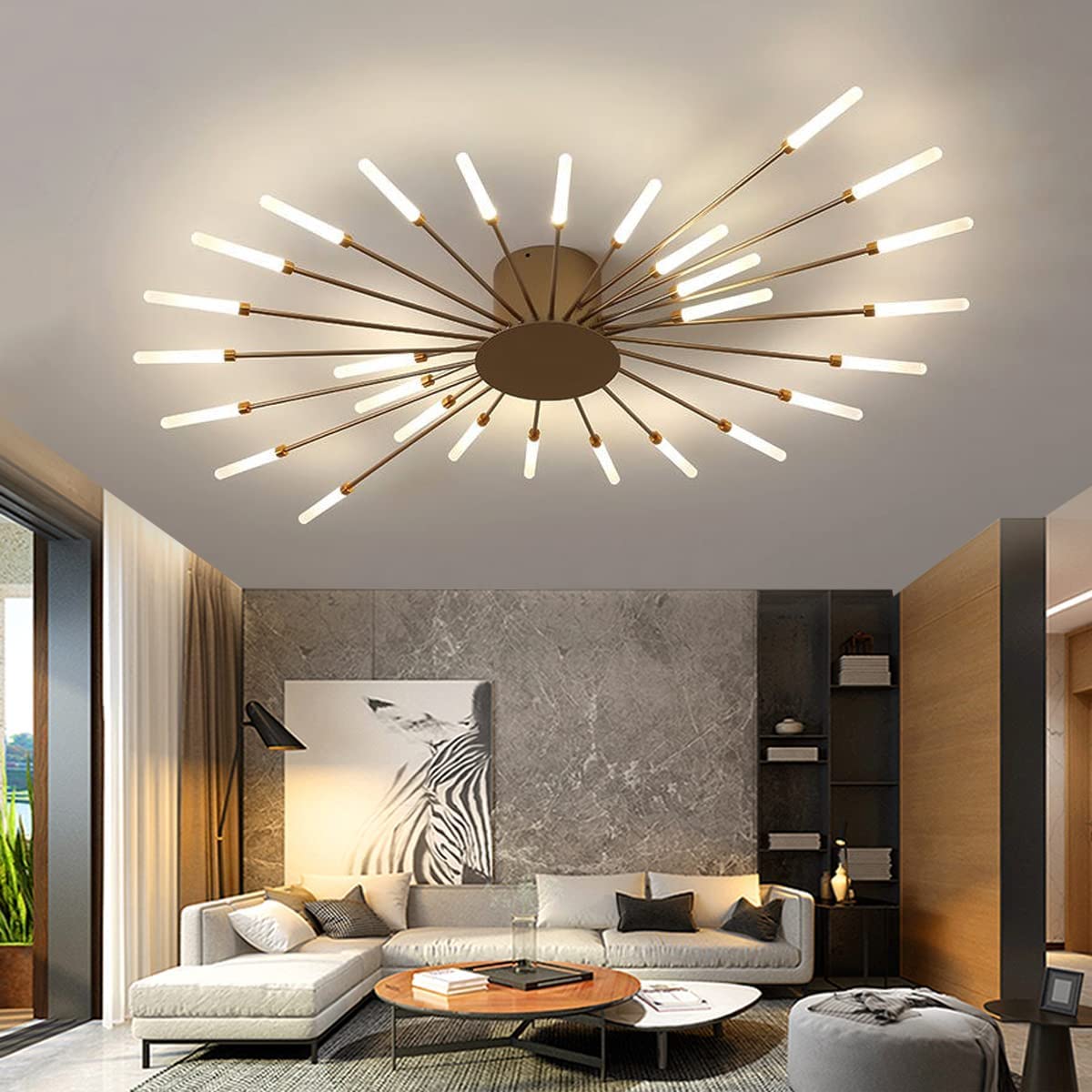 Flush Mount Ceiling Light Fireworks | Living Room/Bedroom