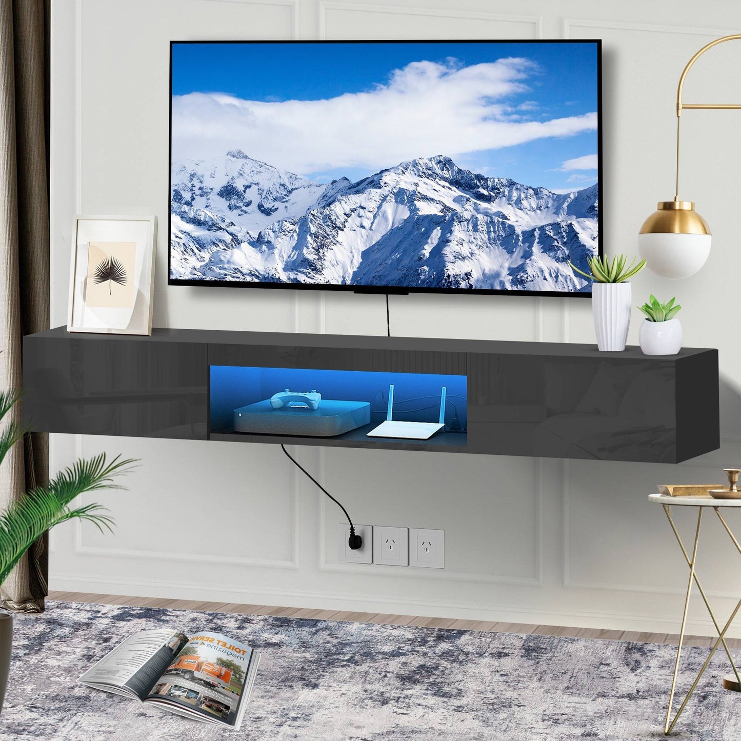 Soporte flotante para TV