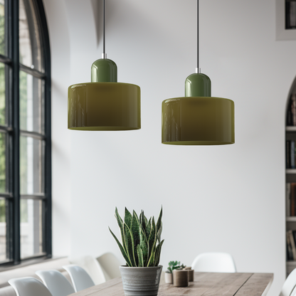 Bauhaus Small Glass Pendant Light
