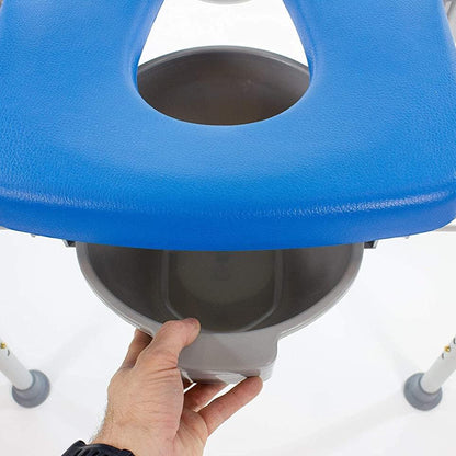 Heavy Duty Raised Toilet Seat Riser with Arms – Adjustable Handicap Toilet Seat for Seniors