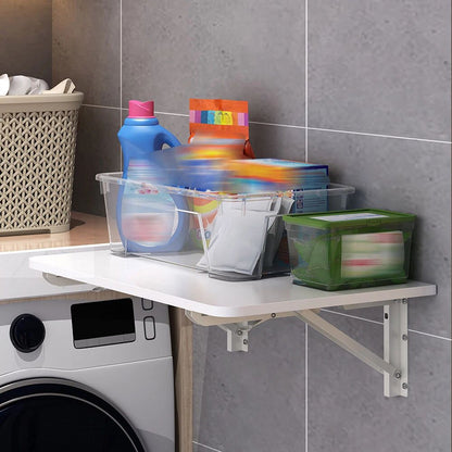 Compact Wall Mounted Fold Away Computer Desk Table