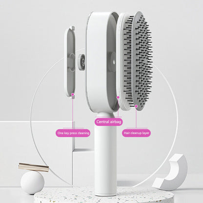 Self-Cleaning Hair Brush – Detangling Brush for All Hair Types