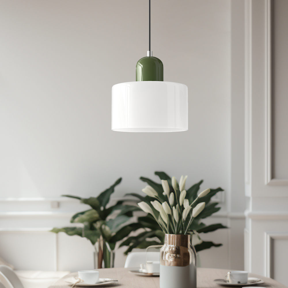 Bauhaus Small Glass Pendant Light