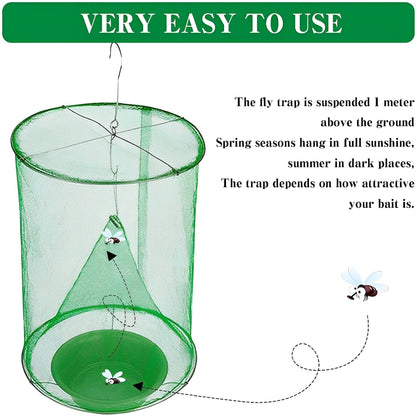Reusable Stable Fly Trap – Outdoor Ranch & Barn Insect Catcher