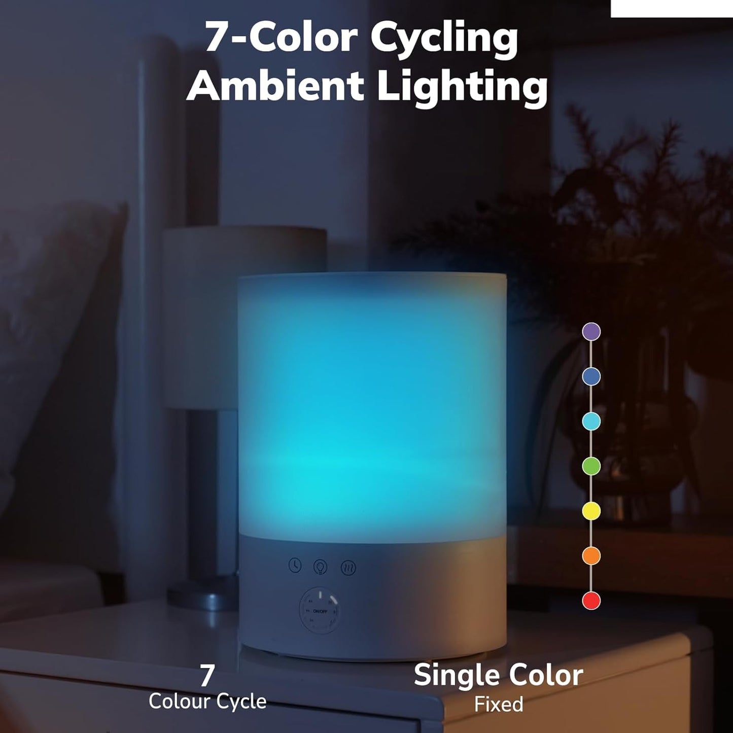 Ultrasonic Cool Mist Humidifier – Large Room Air Humidifier by Pure Enrichment