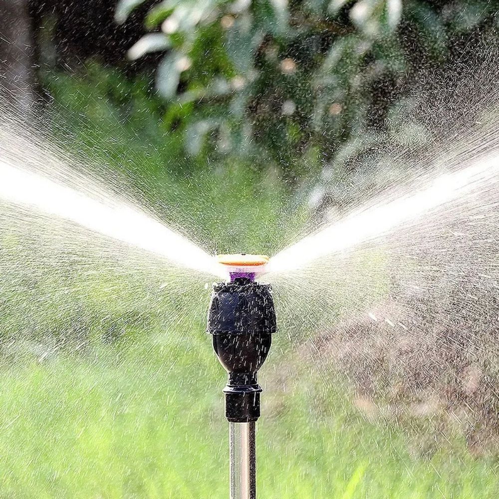 360° Rotating Garden Sprinkler with Tripod Stand