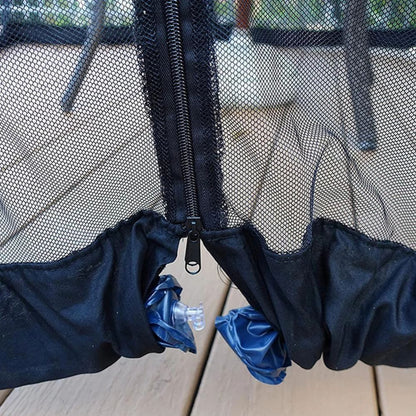 Outdoor Black Mesh Mosquito Net for Patio Umbrella