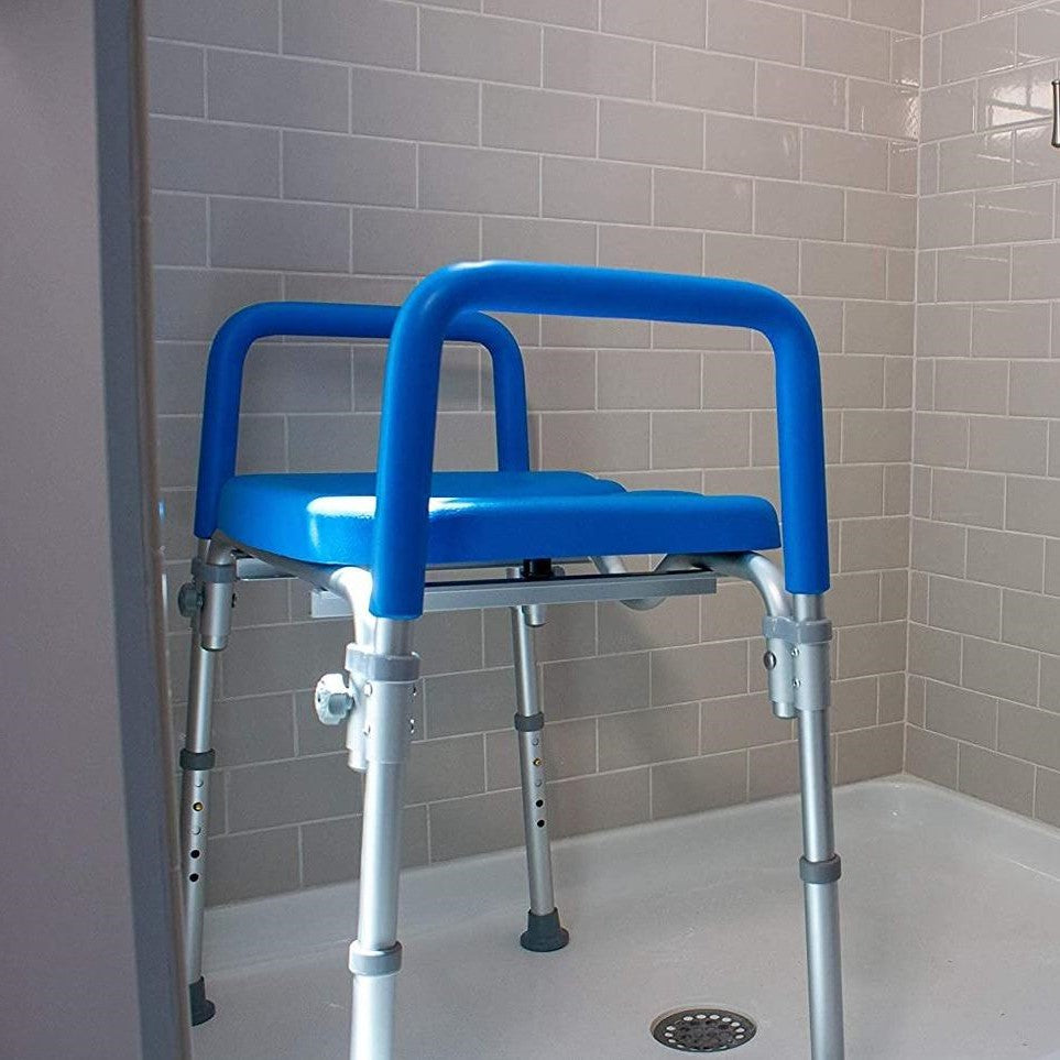 Heavy Duty Raised Toilet Seat Riser with Arms – Adjustable Handicap Toilet Seat for Seniors