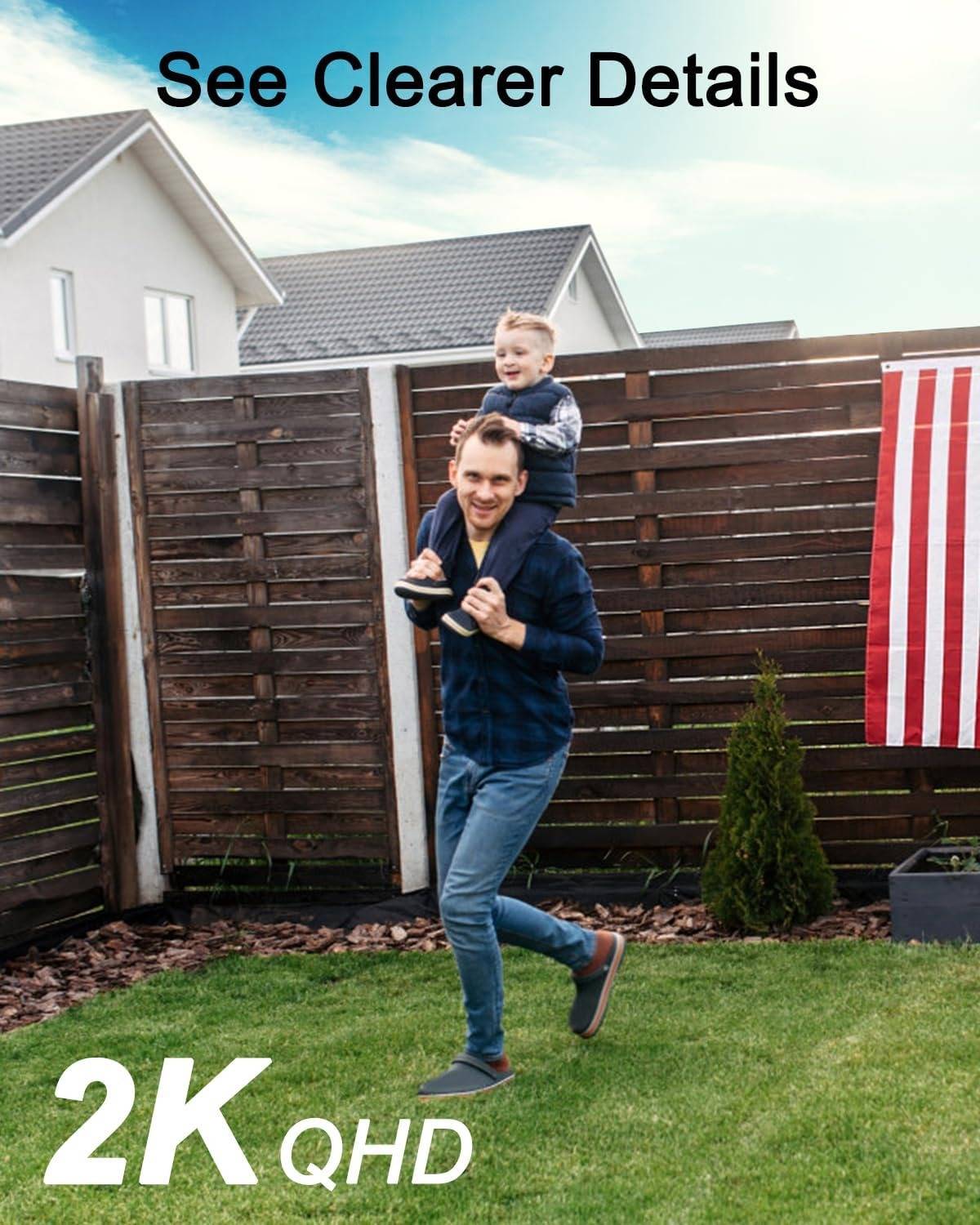 Outdoor Solar Security Cameras – Wireless Design with Motion Sensor & Night Vision