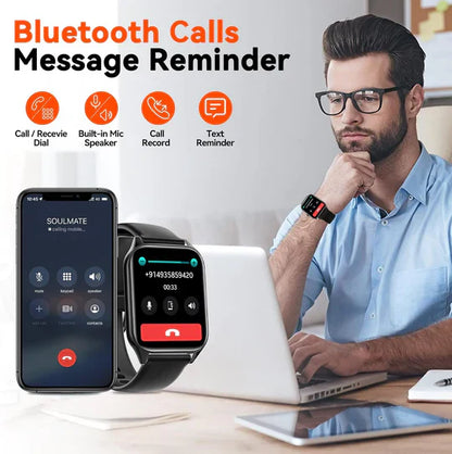 Blood Glucose Monitoring Smartwatch – Non-Invasive Smart Watch with Heart Rate, Sleep & Fitness Tracking