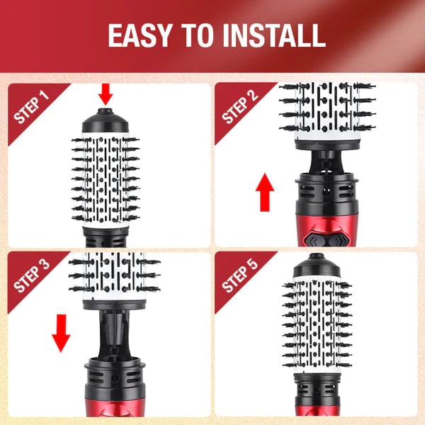 StyleMaster | Estilizador y Secador de Cabello de Aire Caliente Giratorio 3 en 1