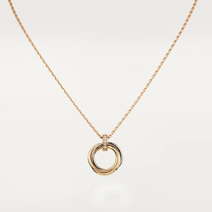 Trinity Necklace, 18K Gold Plated
