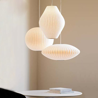 Minimalist White Bubble Hanging Pendant Light