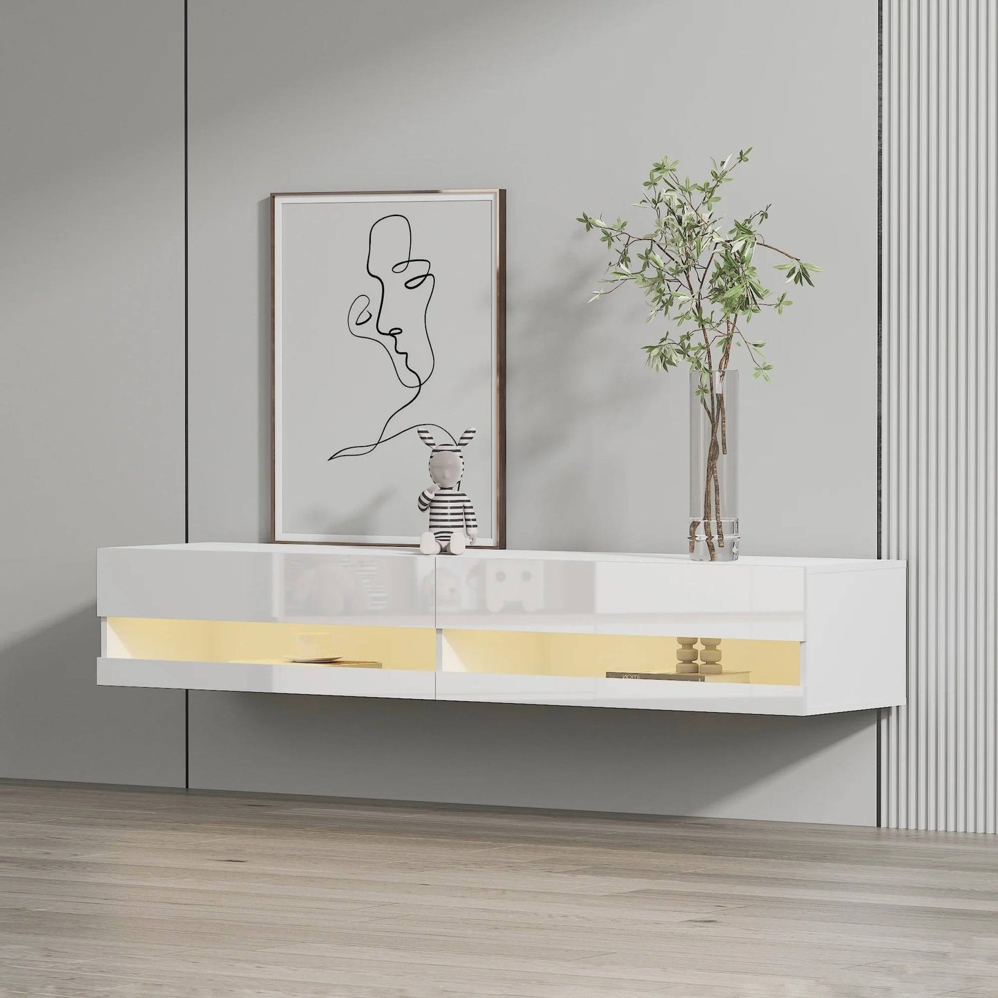 Soporte flotante para TV