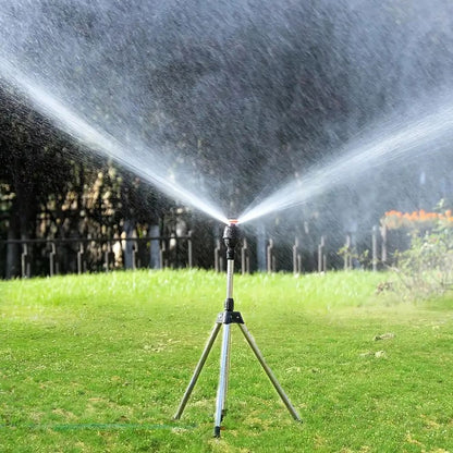 360° Rotating Garden Sprinkler with Tripod Stand