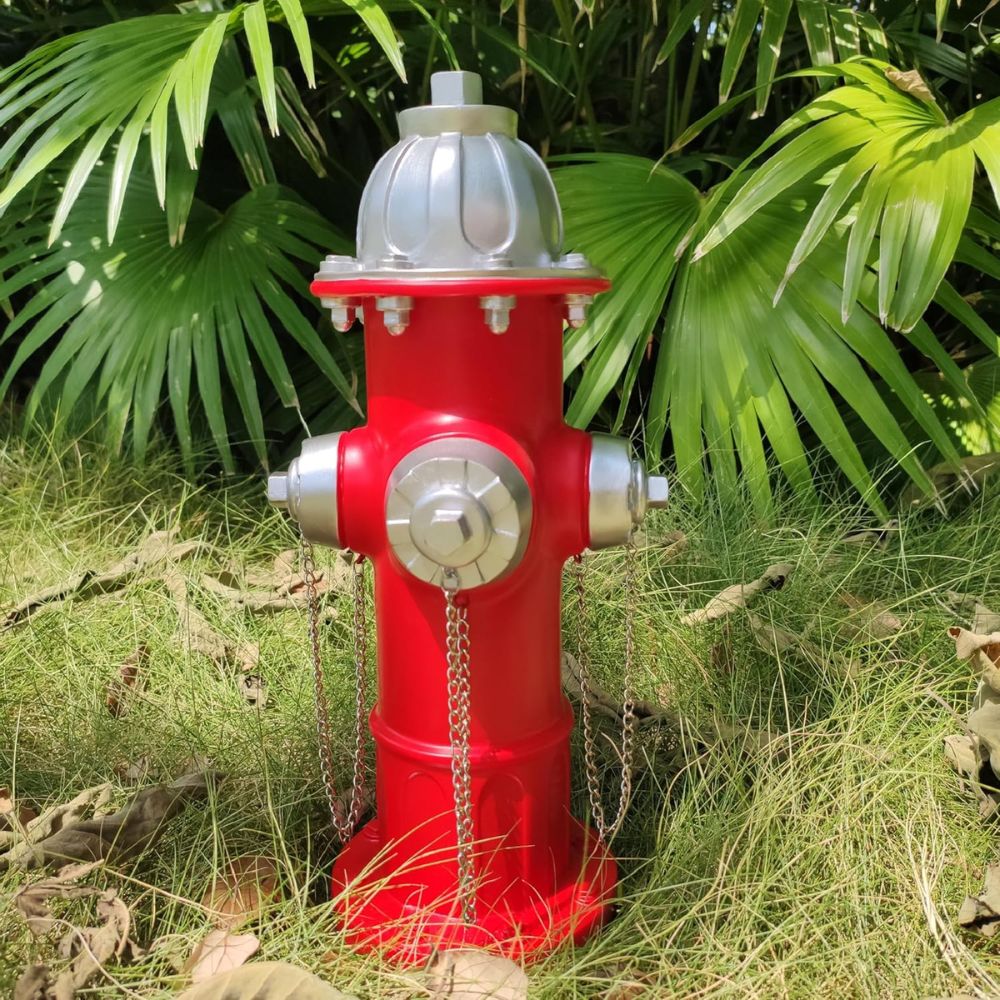 Realistic Dog Fire Hydrant Outdoor Decor and Training Prop