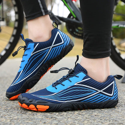 Zapatos descalzos ultraligeros azules para exteriores unisex