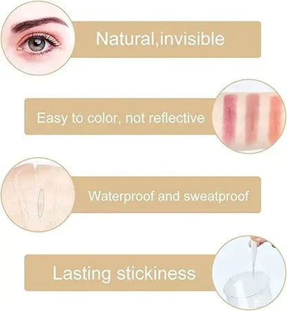 New Glue-Free Ultra Natural Invisible Double Eyelid Sticker