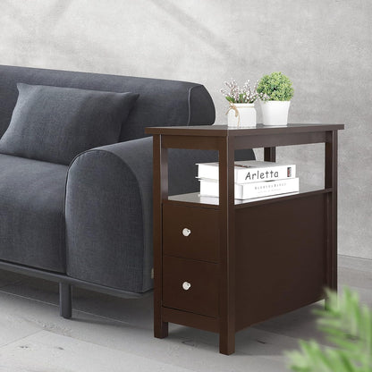 Minimalistische Stoel Zijtafel met Laden