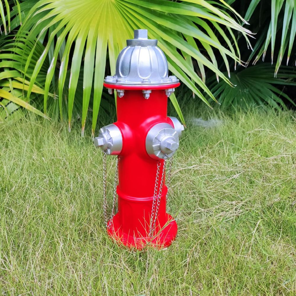 Realistic Dog Fire Hydrant Outdoor Decor and Training Prop