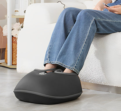 Shiatsu Foot Massager with Heat – Kneading, Vibration & Air Compression for Deep Tissue Relief