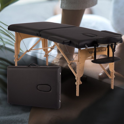 Verstelbare Massagetafel met Gratis Draagtas – Draagbaar & Opvouwbaar Ontwerp