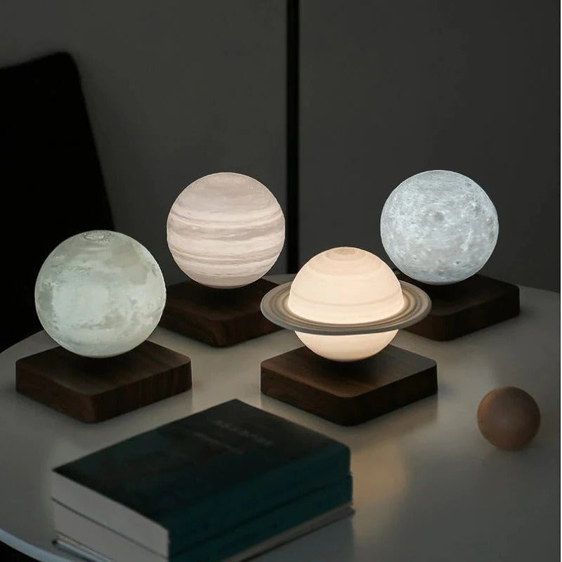 Floating moon lamp