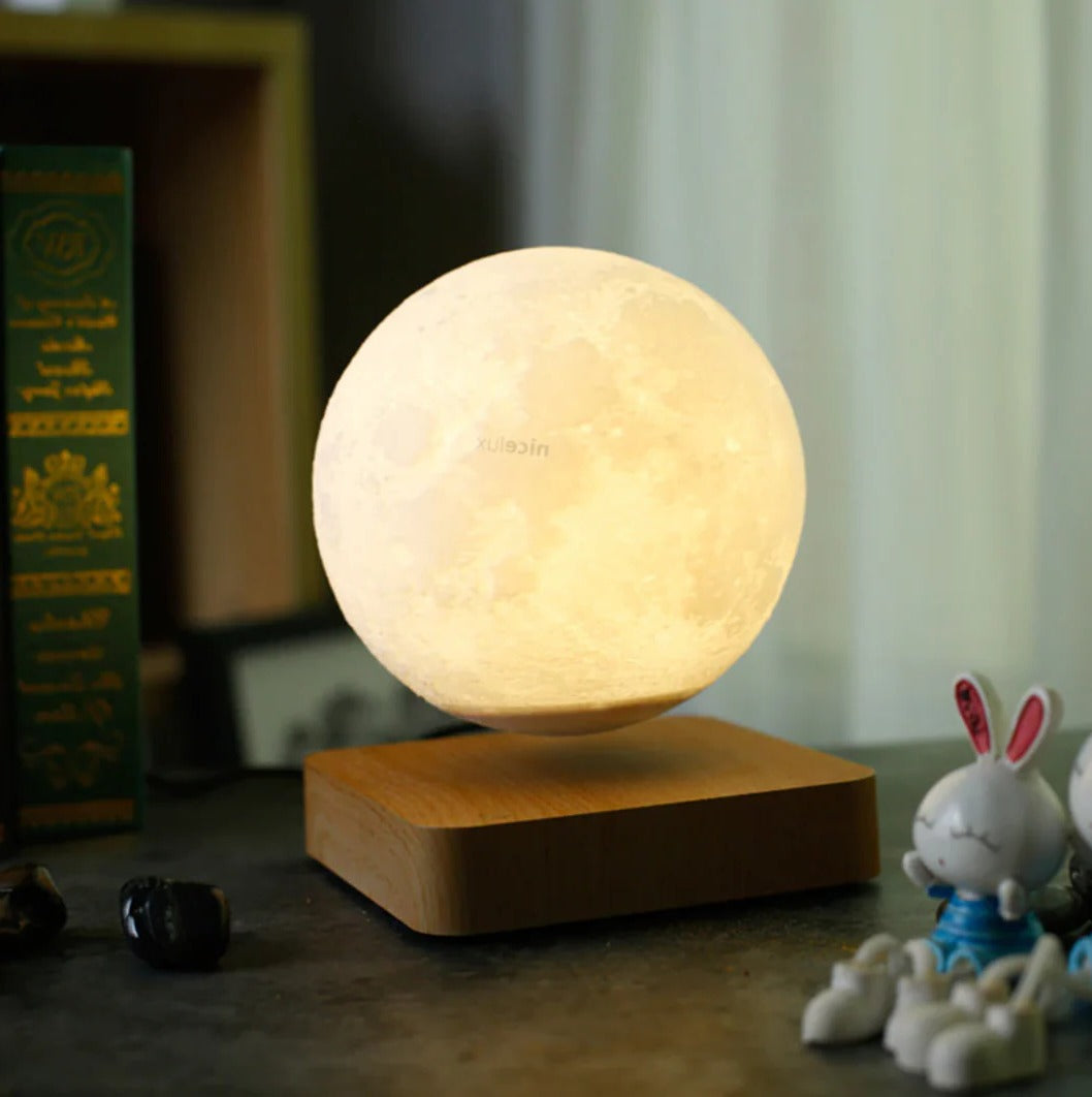 Floating moon lamp