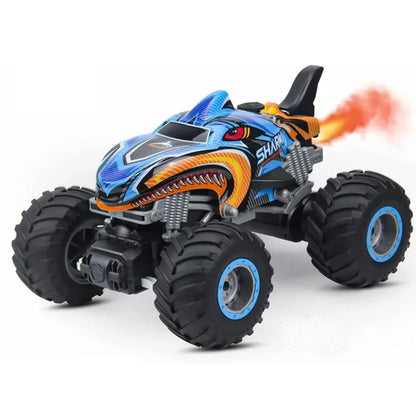 RC 4x4 Off-Road Monster Truck – Remote Control Rock Crawler Drift Car (Shark Digger Design)