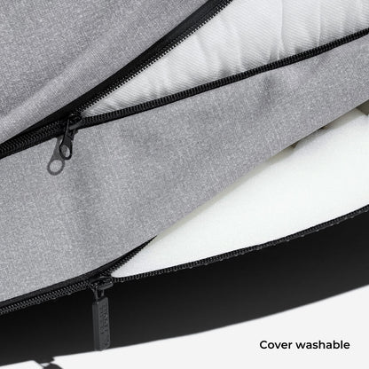 Cozy orthopedic dog sofa made of lambswool