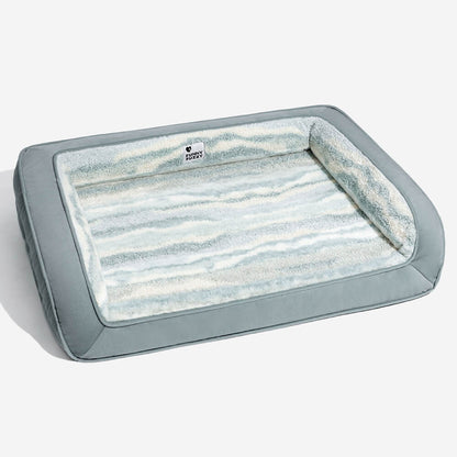 Cozy orthopedic dog sofa made of lambswool