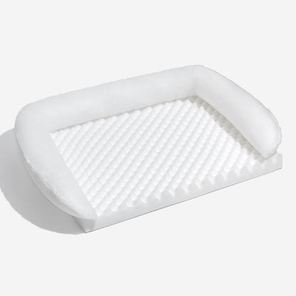 Cozy orthopedic dog sofa made of lambswool