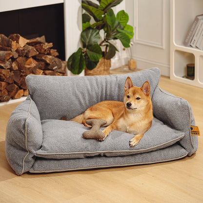Soft Faux Lambswool Dog & Cat Sofa Bed