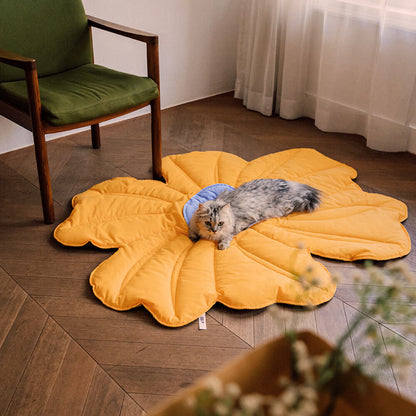 XL bloemvormige menselijk mat honden deken