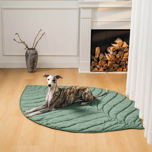 Leaf Shape Human Mat Dog Blanket