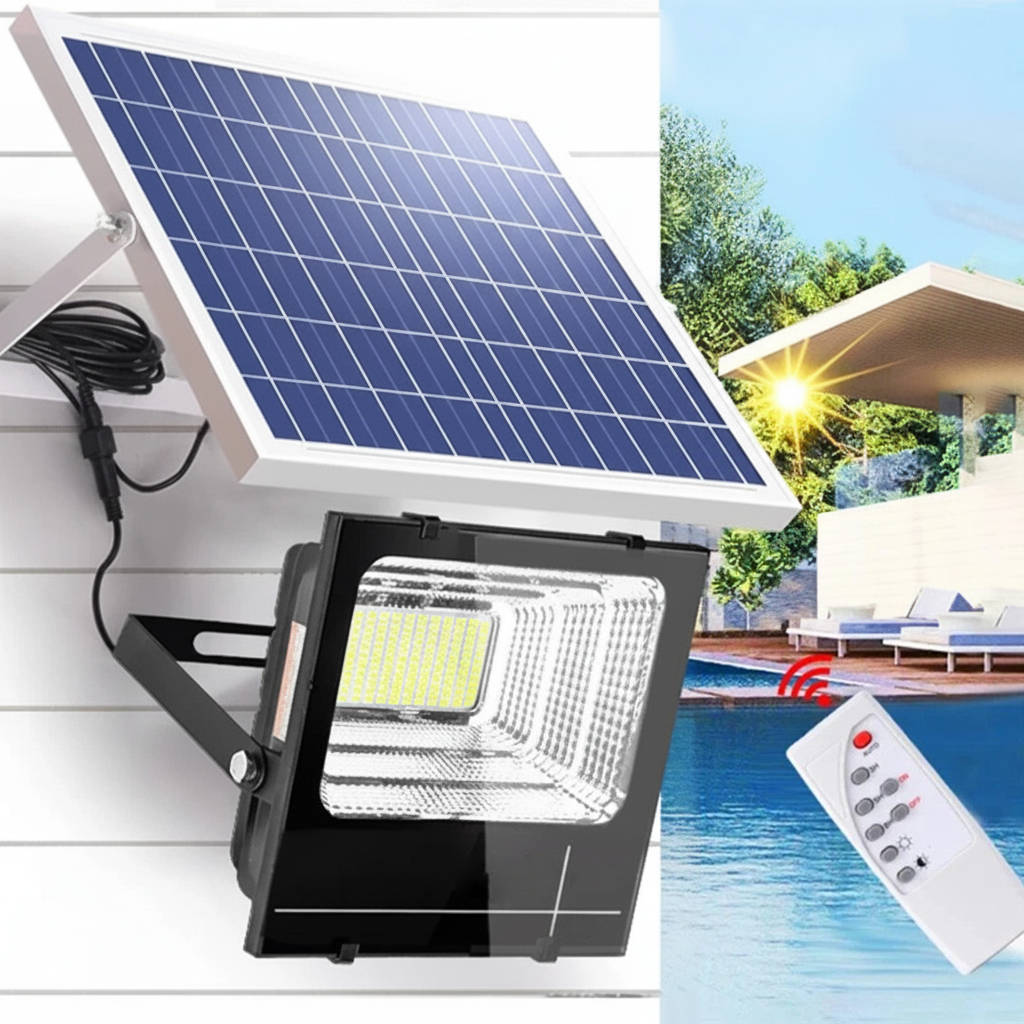 600W LED Solar Flood Lights Outdoor Street Light