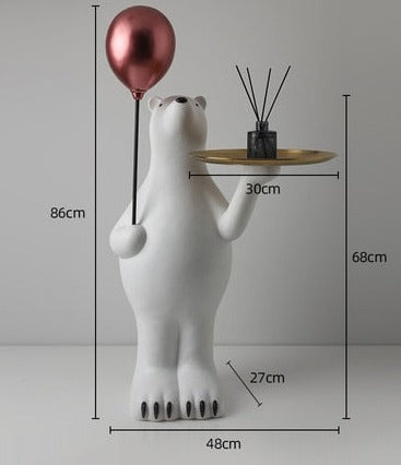 Bear Table Sculpture