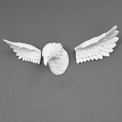 3D Eagle Head Wall Statue
