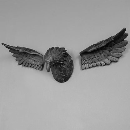 3D Eagle Head Wall Statue