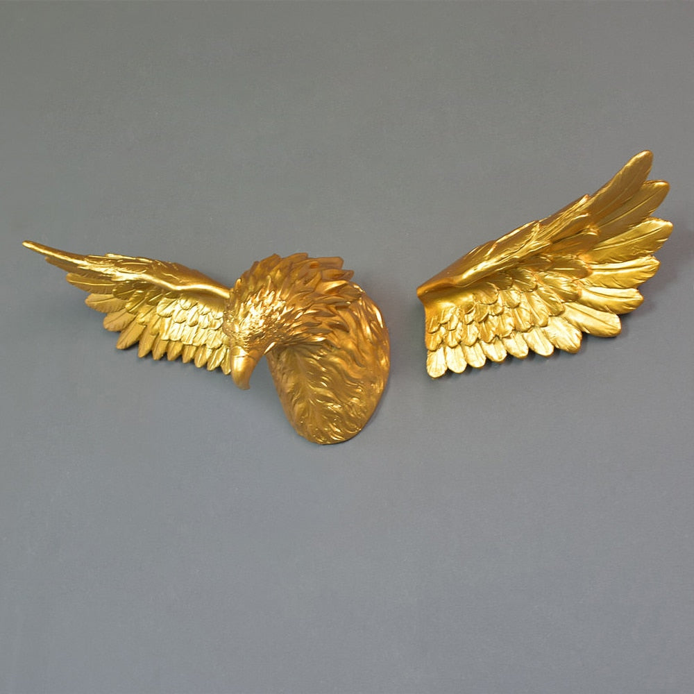 3D Eagle Head Wall Statue