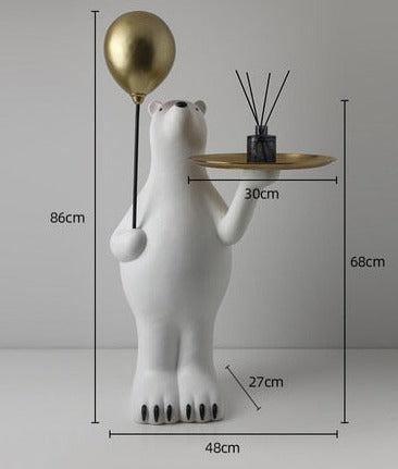 Bear Table Sculpture