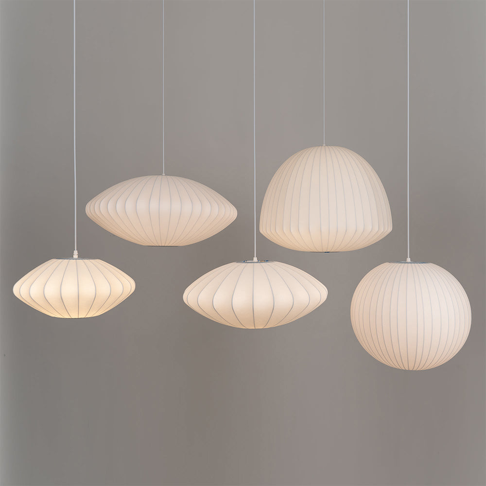 Minimalist White Bubble Hanging Pendant Light