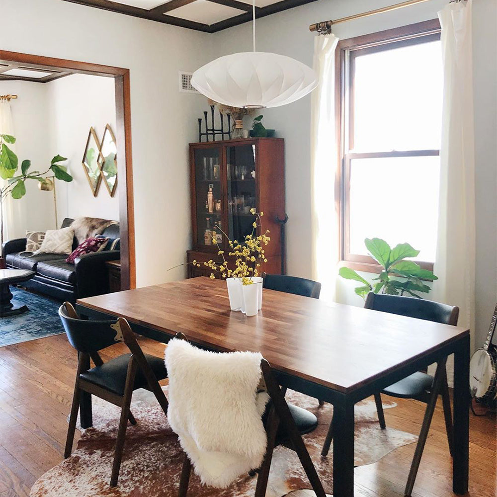Minimalist White Bubble Hanging Pendant Light