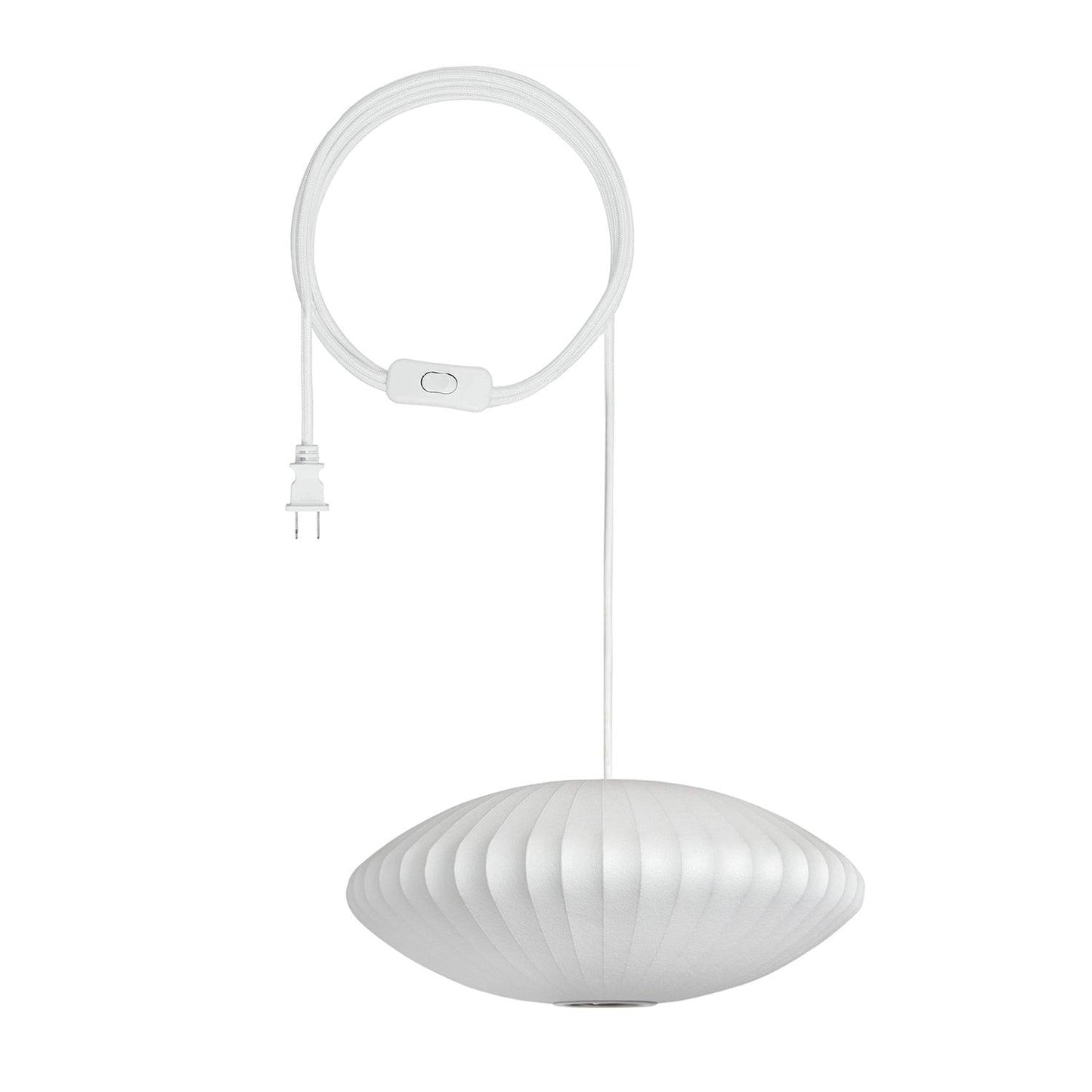 Minimalist White Bubble Hanging Pendant Light