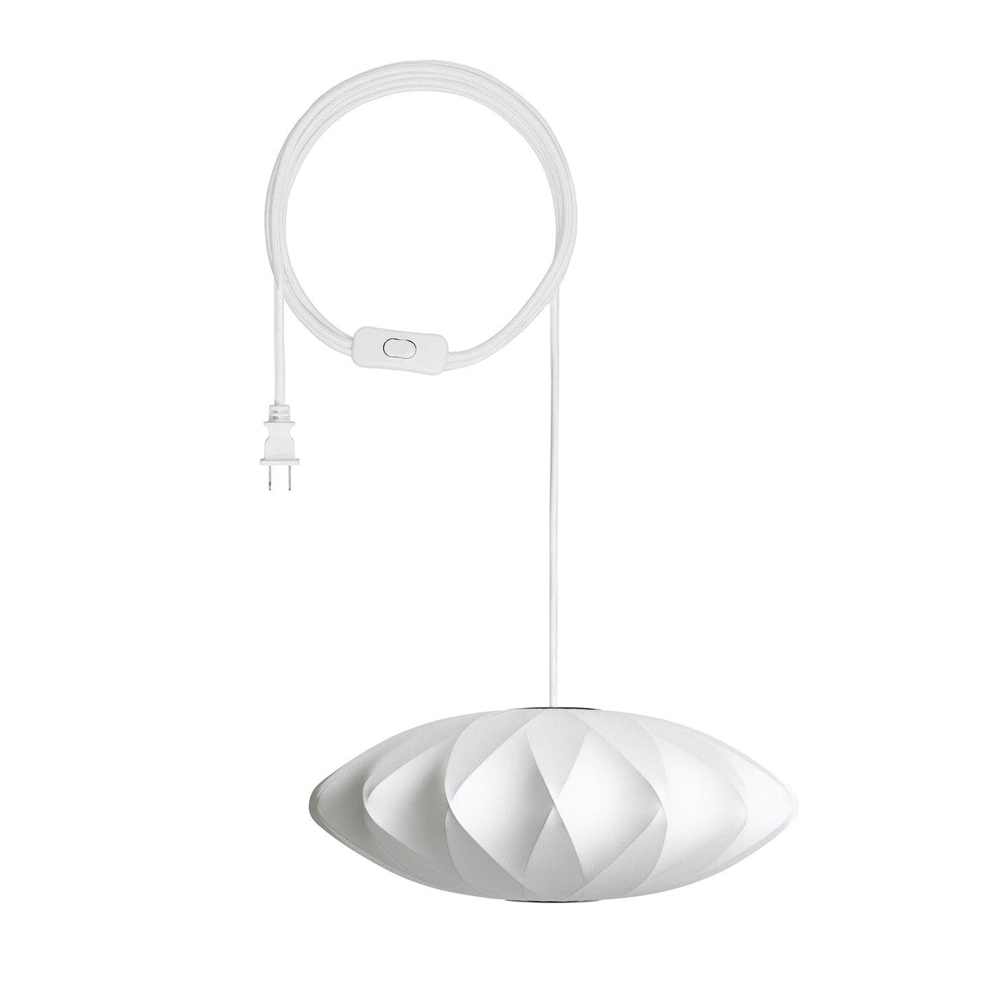 Minimalist White Bubble Hanging Pendant Light