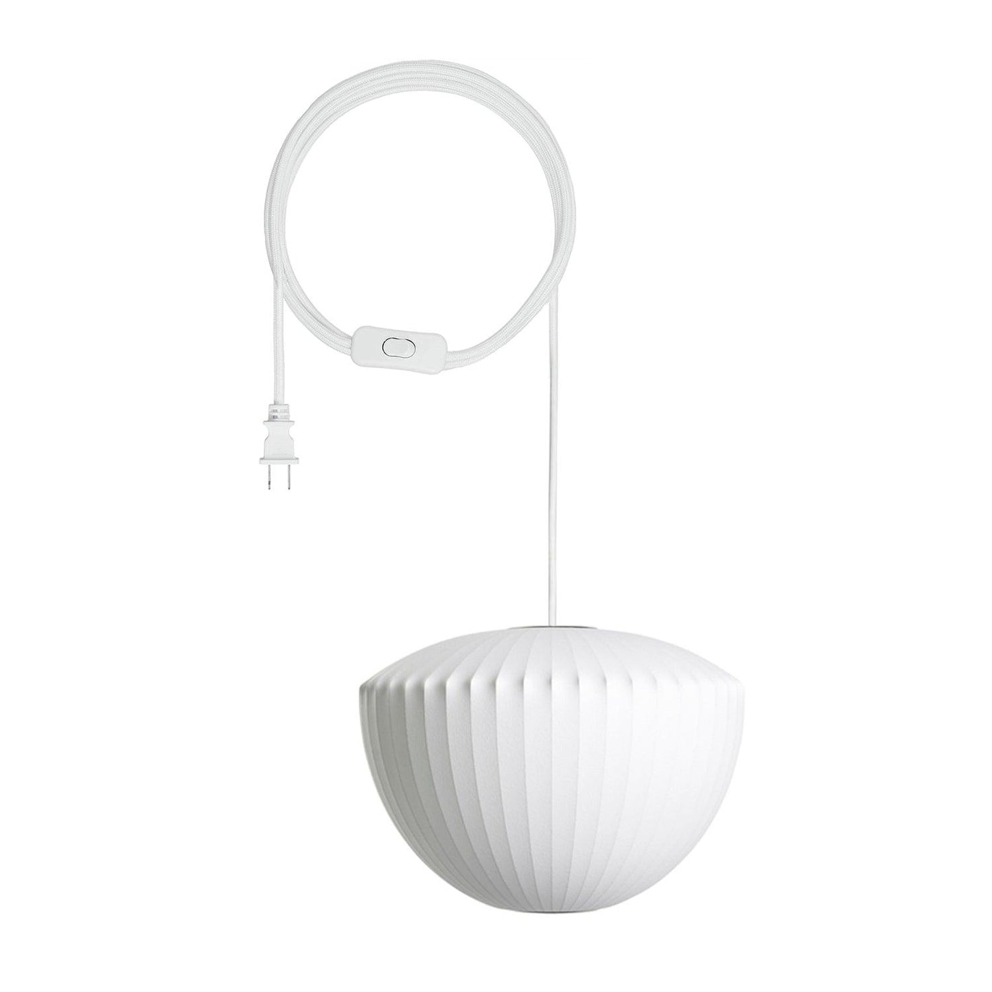 Minimalist White Bubble Hanging Pendant Light